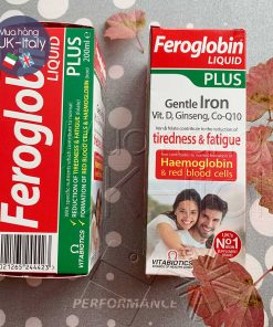Feroglobin Plus Syro tăng cường sắt chống mệt mỏi (x pack 3 lọ)