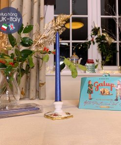 Nến nhũ xanh lam hộp 4 cây LONDON