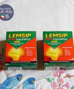 Lemsip Max chữa cúm, giảm sốt, đau dạng bột vị chanh (10 gói)