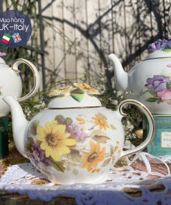 Ấm 1 người hoa cúc vàng Royale (đi kèm tách)