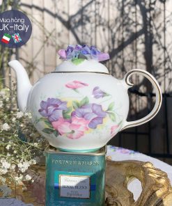 Bộ trà 1 người hoa đậu ngọt - Mẫu 2