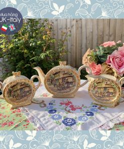 Set teapot xe ngựa 1940s Sadler