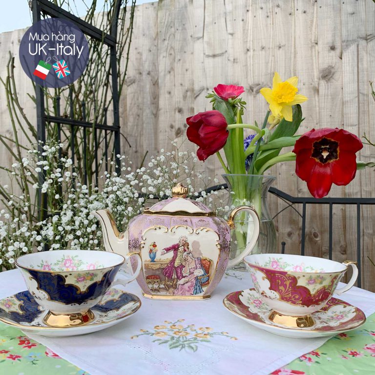 Bộ tách 2 người Cabinet Elizabethan (4 món)