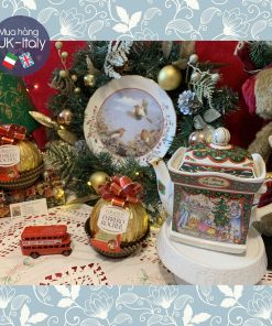 Ấm Sadler giáng sinh với dòng chữ Merry Christmas