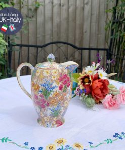 Set Ấm & hũ rót Chintz hoa cúc c.1940