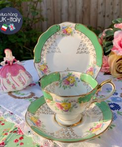 Bộ trà trio antique vẽ tay Royal Albert 1930s