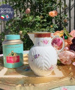 Bình, hũ nước kiêm cắm hoa Coalport gân bắp cải