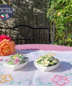 Bộ 2 hoa sứ vỏ sò Royal Doulton size M, L