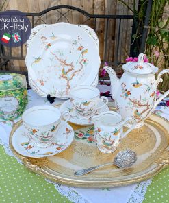 Bộ tách cho 2 người hoạ tiết chim Royal Grafton c.1930