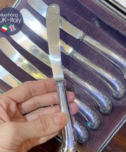 Bộ dao phết bơ bạc nguyên chất Anh c.1911 - kiểu 1