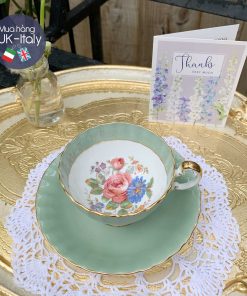 Bộ duo Cabinet xanh xô hoa hồng Bouquet