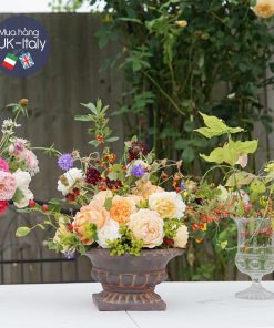 Lọ hoa dáng lư cổ điển tối màu