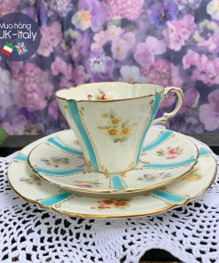 Bộ trà 2 người antique vẽ tay Court China