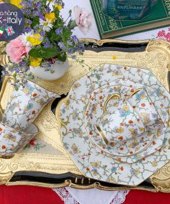 Bộ trà 2 người Chintz bướm hoa quyến rũ c.1929-40