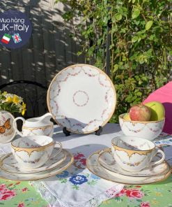 Bộ tách cổ vẽ tay hoa quả Redfern & Drakeford cho 2 người