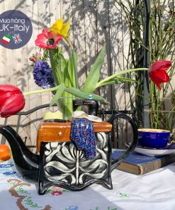 Ấm gốm Anh máy khâu c.1950