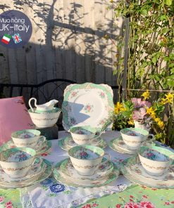 Bộ tách 6 người Tuscan xanh đậu c.1936 (22 món)