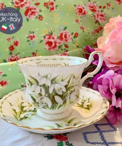 Bộ trà duo tháng 1 hoa tuyết