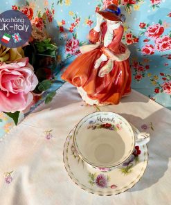Bộ tách Duo Royal Albert hoa tháng 3 thu mẫu đơn