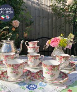 Bộ trà, cafe vườn hồng xưa Royal Stafford (5 người)