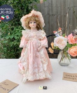 Búp bê hồng cô gái Victorian tuyệt trần