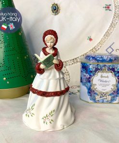 Cô sứ giáng sinh váy trắng tay đính len đỏ ngày thứ 2