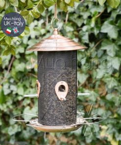 Nhà treo đồng đựng thức ăn cho chim