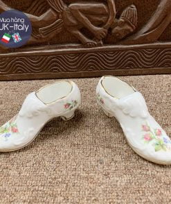 Đôi giầy sứ Royal Albert Moss Rose