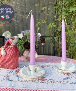 Chân sứ đựng nến bướm xinh Royal Worcester