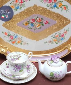 Ấm 1 - 2 người hoa violet Royale (đi kèm tách)