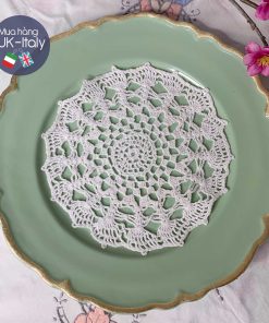 Khăn ren decor vintage Ý - Kiểu 4
