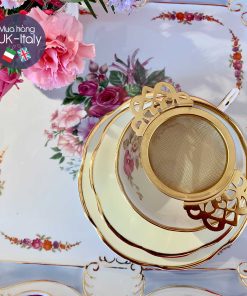 Lọc trà mạ vàng kiểu vintage