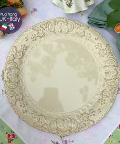 Lót đĩa bàn ăn Florence trắng ngà