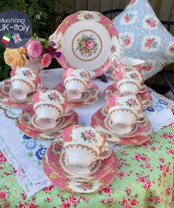 Bộ tách 6 người Royal Albert Lady Carlyle c.1950 - 1970 (22 món)