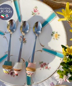 Set 3 thìa tiệc trà trang trí bánh Cupcake