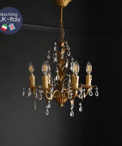 Đèn chùm pha lê (cặp) 6 tay Hollywood