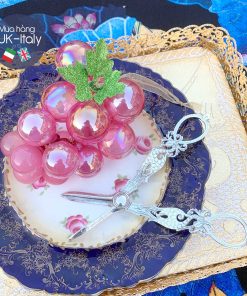 Kéo mạ bạc cổ Victorian cắt nho