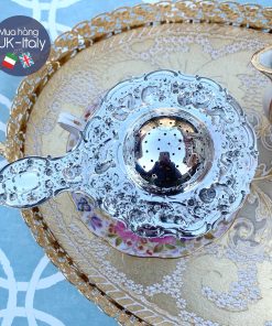 Lọc trà bạc cổ thiên thần tay viền hoa