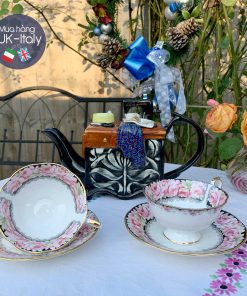 Bộ trà 2 người hồng Cabinet Queen’s