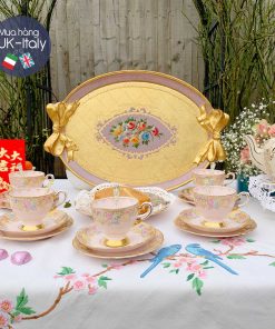 Bộ tách 4 người Tuscan sắc màu hoa c.1947