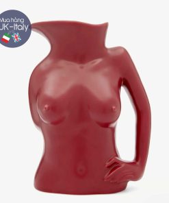 Bình rót, cắm hoa gốm hình người phụ nữ (3 màu chọn)