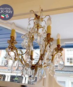 Đèn chùm pha lê 4 tay Pháp c1800
