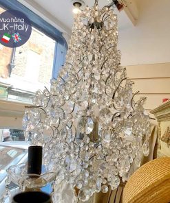 Đèn chùm pha lê hoành tráng cho Gallery Pháp c1970