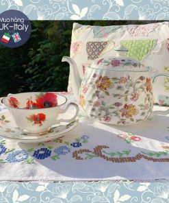 Ấm Minton xanh hoa Haddon A/F