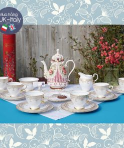 Bộ tách 6 người Tuscan chim én, hoa đào