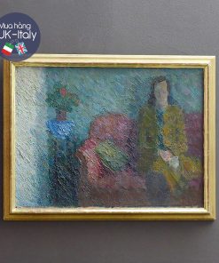 Tranh Cô gái ngồi sofa