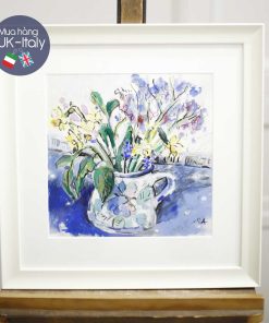 Tranh Hoa thuỷ tiên diên vỹ TB