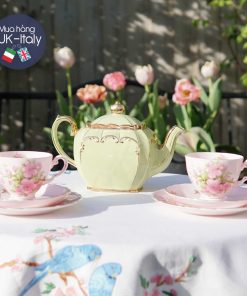 Bộ tách 2 người Tuscan hoa táo hồng c.1947