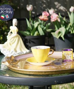 Bộ tách Duo vàng Windsor hoa hồng