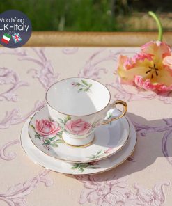 Bộ tách Trio Tuscan hoa hồng tháng 6